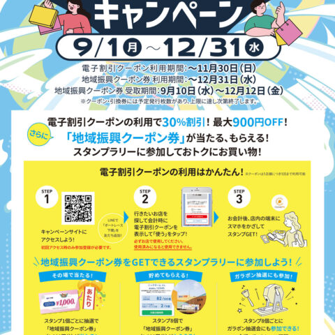 ボートレース下関　地域振興クーポンキャンペーン開催中！！